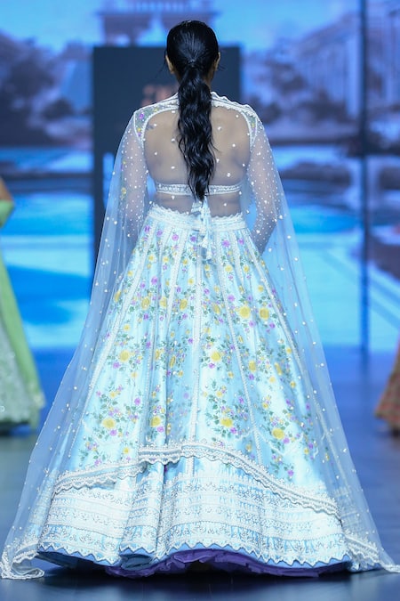 Anushree Reddy Aashnaa Raw Silk Embroidered Lehenga Set 