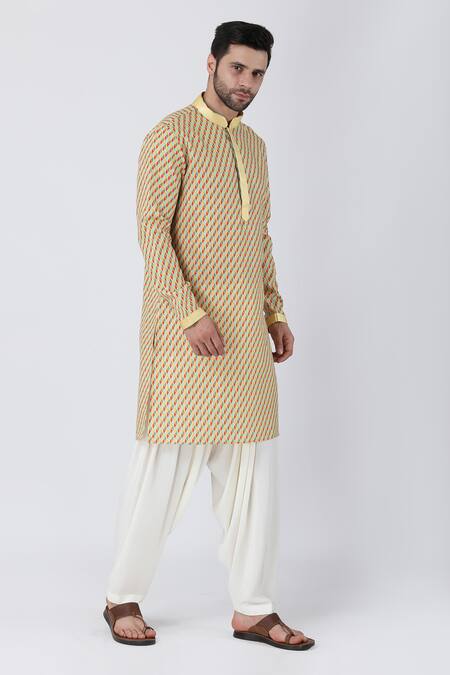 Buy Manish Nagdeo Multi Color Silk, Cotton, Rayon Petal Swirl Pattern Kurta And Salwar Set Online at Aza Fashions Buy_Manish Nagdeo_Multi Color Silk, Cotton, Rayon Petal Swirl Pattern Kurta And Salwar Set _Online_at_Aza_Fashions