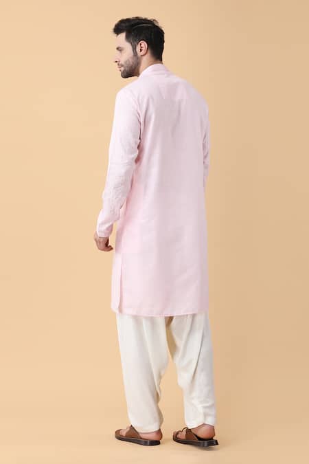 Manish Nagdeo Dori Embroidered Kurta & Salwar Set 
