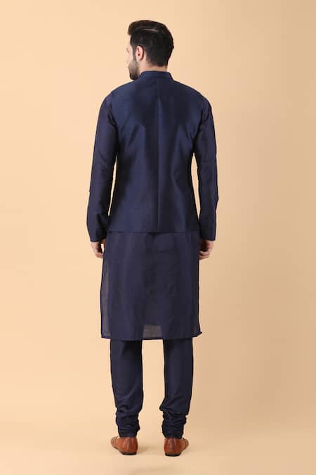 Manish Nagdeo Hand Embroidered Kurta & Bundi Jacket Set 