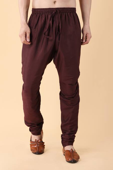 Shop Manish Nagdeo Wine Silk, Cotton Sequins Embroidered Bundi Jacket And Kurta Set Shop_Manish Nagdeo_Wine Silk, Cotton Sequins Embroidered Bundi Jacket And Kurta Set