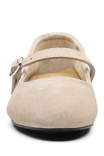 Dang Shoes Off White Around Solid Buckle Strap Ballerinas Online at Aza Fashions Dang Shoes_Off White Around Solid Buckle Strap Ballerinas_Online_at_Aza_Fashions