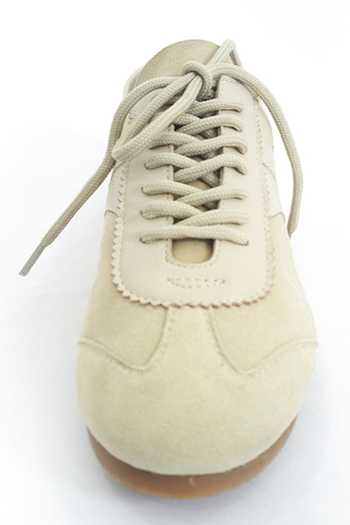 Shop_Dang Shoes_Beige Boxing Lace Up Slip On Sneakers _Online_at_Aza_Fashions