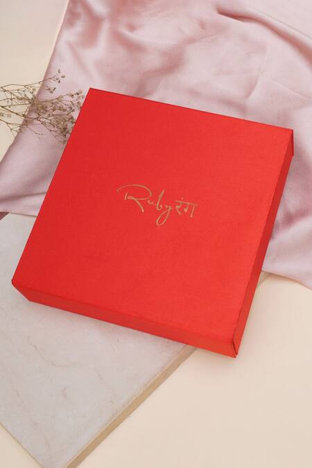 Shop_Ruby Raang_Silver Plated Dual Toned Kundan Embellished Necklace _Online_at_Aza_Fashions