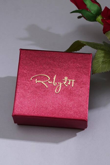 Shop_Ruby Raang_Gold Plated Kundan And Bead Drop Embellished Long Pendant Necklace _Online_at_Aza_Fashions