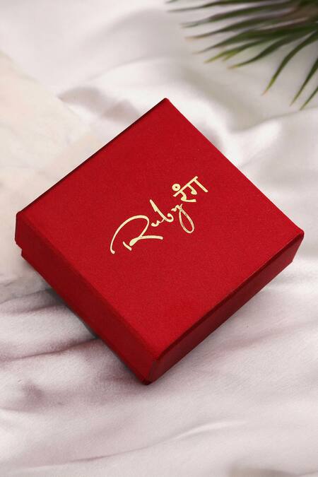 Ruby Raang_Multi Color Imitation Diamonds Meenakari Bangle_at_Aza_Fashions