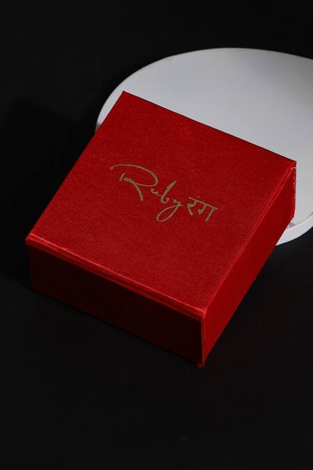 Ruby Raang Gold Plated Elephant Carved Pendant Necklace Online at Aza Fashions Ruby Raang_Gold Plated Elephant Carved Pendant Necklace _Online_at_Aza_Fashions