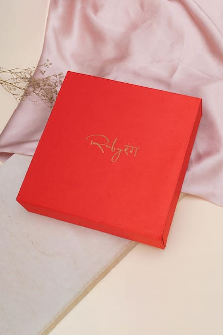 Ruby Raang Silver Plated Imitation Diamonds Petal Bloom Kundan Choker With Studs at Aza Fashions Ruby Raang_Silver Plated Imitation Diamonds Petal Bloom Kundan Choker With Studs _at_Aza_Fashions