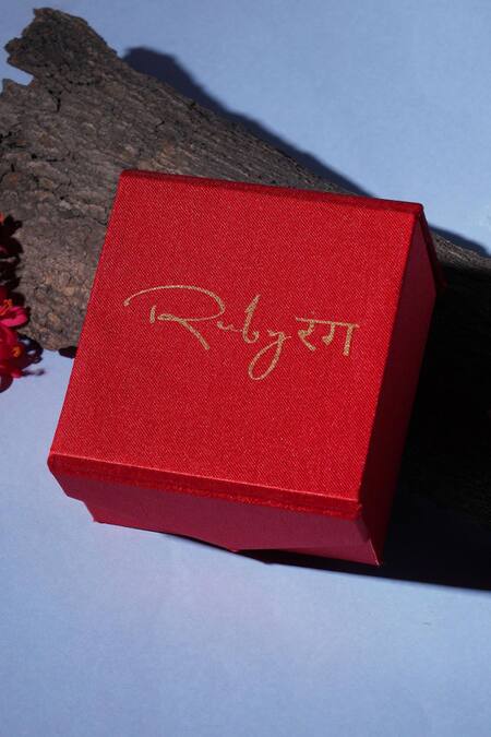 Shop_Ruby Raang_Pink Stones Elephant Motif Long Layered Danglers_Online_at_Aza_Fashions