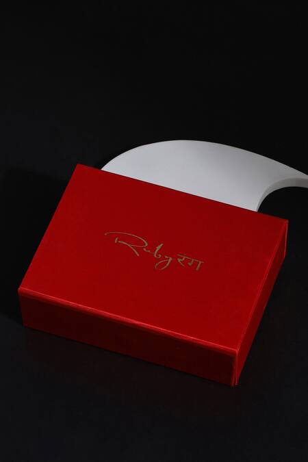 Shop Ruby Raang Green Floral Carved Pendant Necklace Online at Aza Fashions Shop_Ruby Raang_Green Floral Carved Pendant Necklace _Online_at_Aza_Fashions