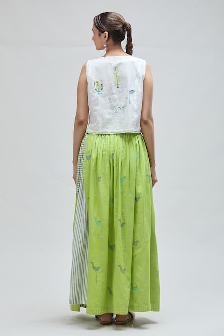 Ibai Dove Embroidered Top 