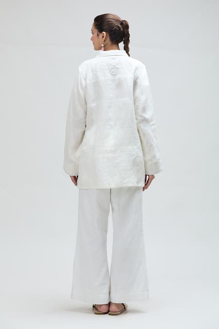 Ibai Gul Dori Embroidered Shirt 