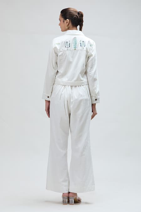 Ibai Pelican Embroidered Bomber Jacket 