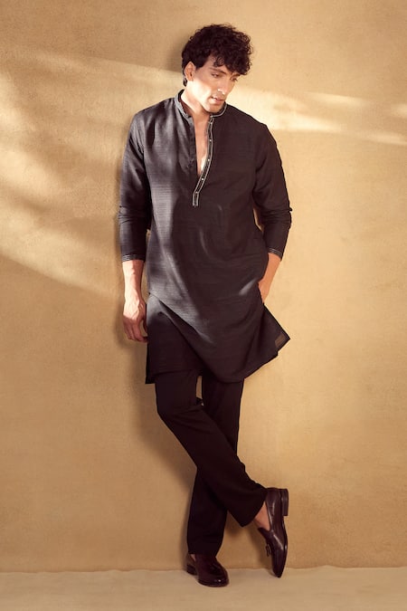 Aariyana Couture Forest Pattern Bundi Kurta Set 