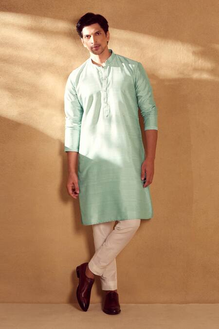 Buy Aariyana Couture Green Silk, Polyester Embroidery, Mirrors Floral Bundi Kurta Set Online at Aza Fashions Buy_Aariyana Couture_Green Silk, Polyester Embroidery, Mirrors Floral Bundi Kurta Set _Online_at_Aza_Fashions