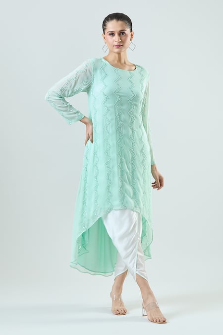 Seams Pret And Couture Fiona Embroidered Tunic With Pant 