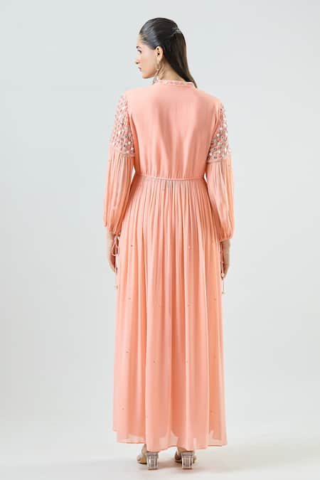 Seams Pret And Couture Betty Mirror Embroidered Kurta With Pant 