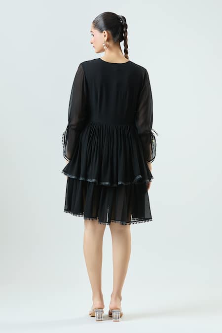 Seams Pret And Couture Reem Floral Embroidered Dress 