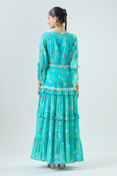 Seams Pret And Couture Stella Floral Print Maxi Dress 