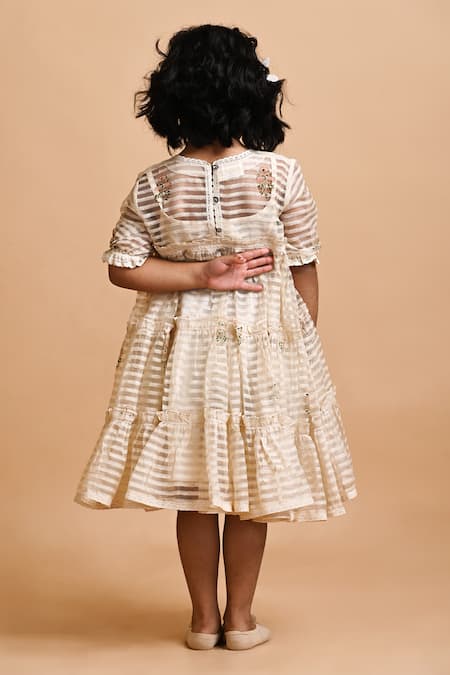 Mityan Fennel Jr Sheer Block Print Tunic 