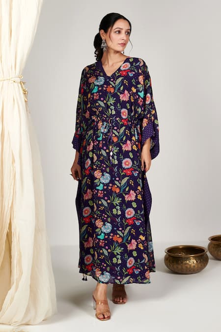 Blooming Threads Bagicha Gullista Print Kaftan 