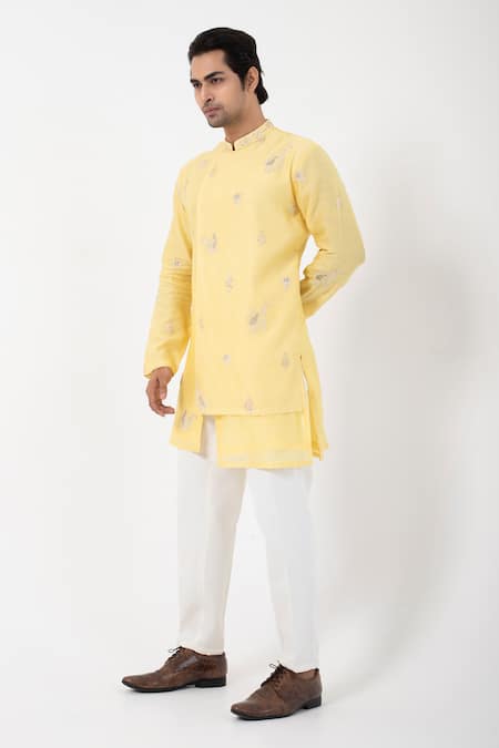 Smriti by Anju Agarwal Embroidered Kurta With Pant 