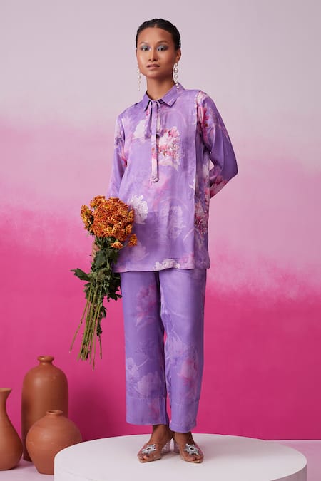 Urbankali Whisper Printed Tunic With Pant 