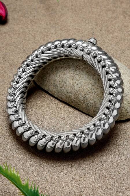 Mero Jewellery Silver Plated Shindeshahi Tode Bangle 