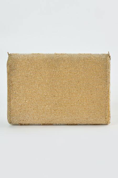 Tasna Gold Cutdana Starla Embroidered Sling Bag Online at Aza Fashions Tasna_Gold Cutdana Starla Embroidered Sling Bag _Online_at_Aza_Fashions