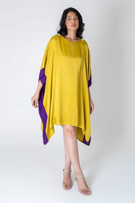 Neora By Nehal Chopra Colour Block Kaftan 