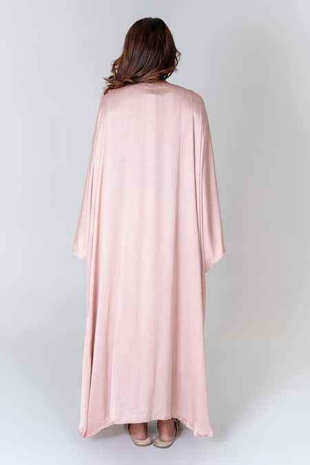 Neora By Nehal Chopra Braided Waist Asymmetric Kaftan 