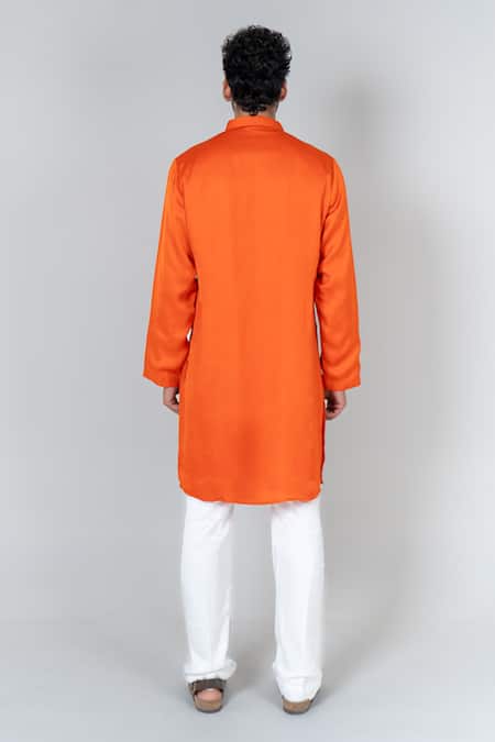 Neora By Nehal Chopra Braided Placket Kurta With Pyjama 
