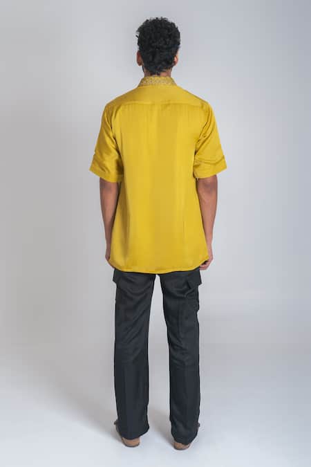 Neora By Nehal Chopra Braided Placket Shirt 