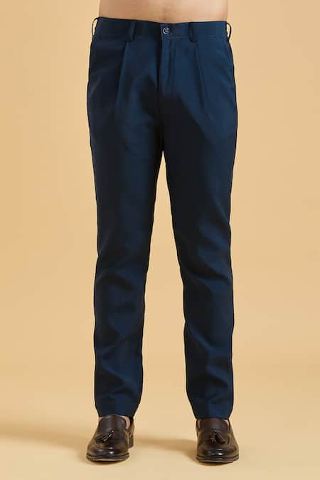 Arihant Rai Sinha_Blue Silk Sequins, Embroidery Sherwani With Bundi Set_at_Aza_Fashions