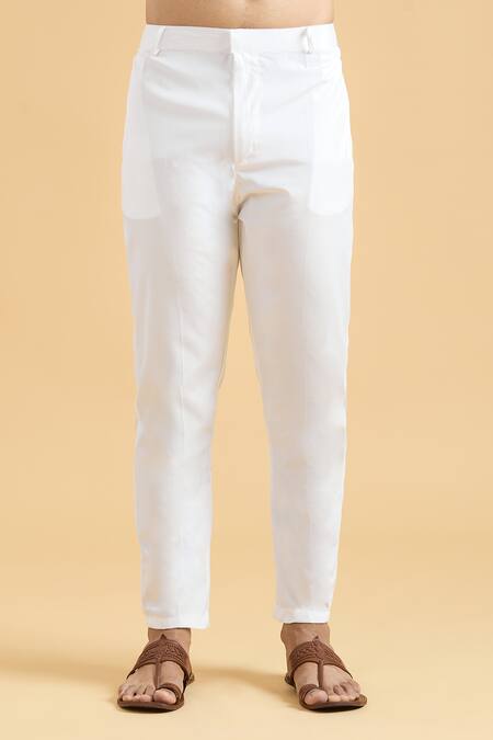 Arihant Rai Sinha Blue Brocade, Polyester Embroidery Collar Sherwani And Pant Set Online at Aza Fashions Arihant Rai Sinha_Blue Brocade, Polyester Embroidery Collar Sherwani And Pant Set_Online_at_Aza_Fashions