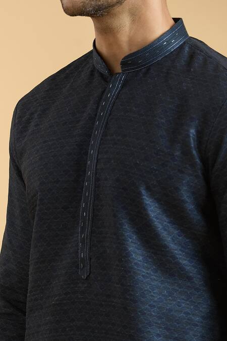 Arihant Rai Sinha Grey Rayon, Polyester, Viscose Diamonds Print Kurta Set Online at Aza Fashions Arihant Rai Sinha_Grey Rayon, Polyester, Viscose Diamonds Print Kurta Set_Online_at_Aza_Fashions