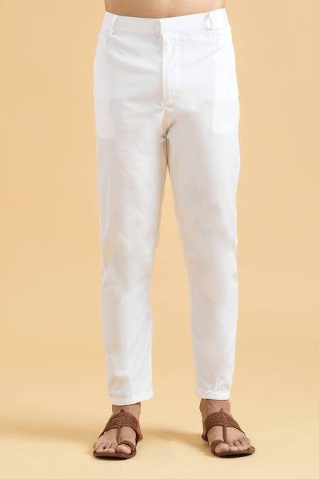 Buy_Arihant Rai Sinha_Brown Rayon, Polyester, Viscose Embroidery Mughal Print Kurta Set