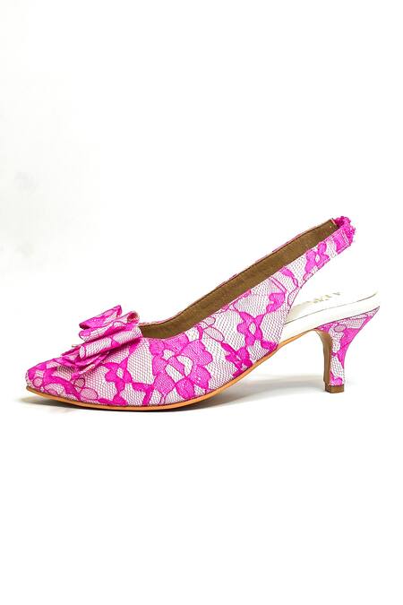 Buy The Alter Pink Lace Detail Stiletto Heels Online at Aza Fashions Buy_The Alter_Pink Lace Detail Stiletto Heels _Online_at_Aza_Fashions