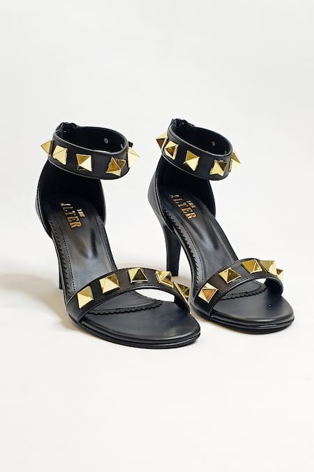 Shop The Alter Black Asher Studs Embellished Stiletto Heels at Aza Fashions Shop_The Alter_Black Asher Studs Embellished Stiletto Heels _at_Aza_Fashions
