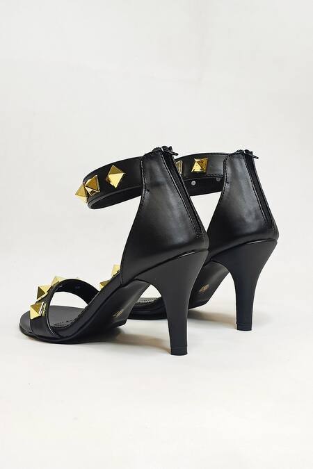 The Alter Black Asher Studs Embellished Stiletto Heels Online at Aza Fashions The Alter_Black Asher Studs Embellished Stiletto Heels _Online_at_Aza_Fashions