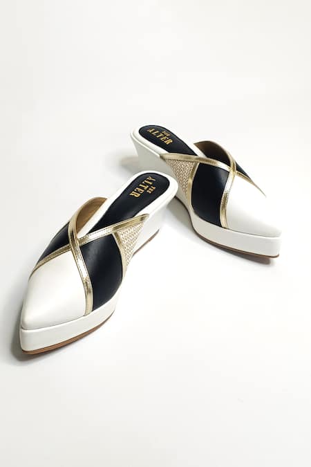 The Alter Black Madison Solid Platform Wedges