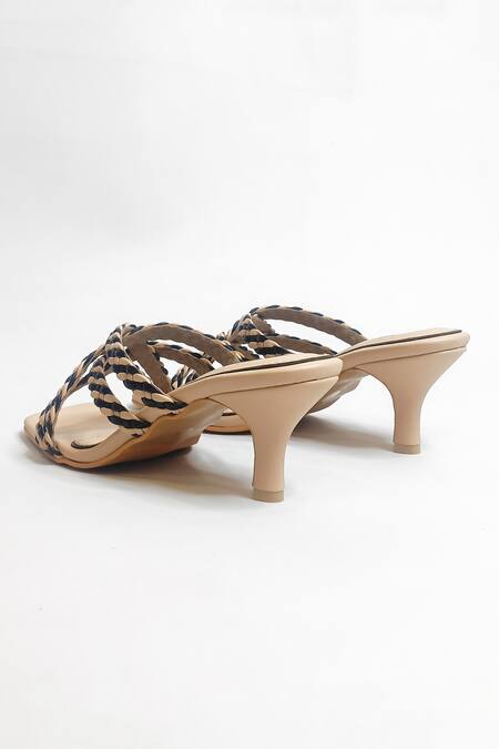 Buy The Alter Beige Bellezza Braided Strappy Stilletos Online at Aza Fashions Buy_The Alter_Beige Bellezza Braided Strappy Stilletos _Online_at_Aza_Fashions