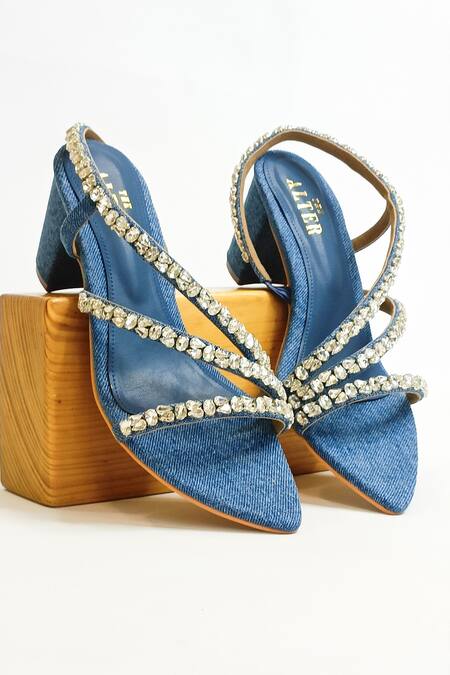 The Alter Blue Rhinestone Kiara Embellished Strappy Block Heels at Aza Fashions The Alter_Blue Rhinestone Kiara Embellished Strappy Block Heels _at_Aza_Fashions