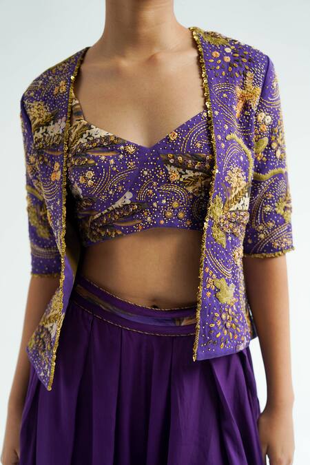 Buy Til Purple Cotton Embroidery Amethyst Bralette Online at Aza Fashions Buy_Til_Purple Cotton Embroidery Amethyst Bralette _Online_at_Aza_Fashions