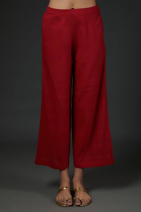 Shop Blue Lotus Design Ivory Handloom Cotton Round Neck Colour Block Kurta With Pant Online at Aza Fashions Shop_Blue Lotus Design_Ivory Handloom Cotton Round Neck Colour Block Kurta With Pant _Online_at_Aza_Fashions