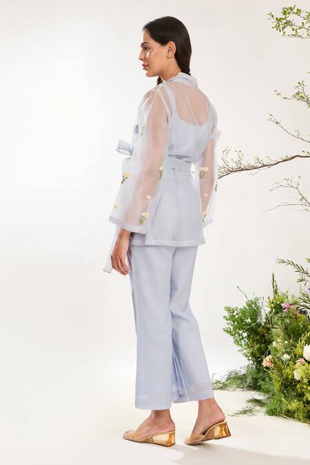 Meadow Floral Hand Embroidered Jacket 