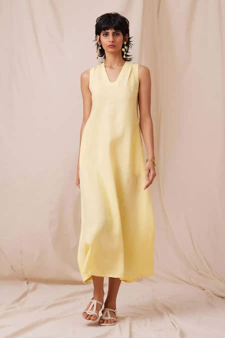 The Summer House Blake Solid Midi Dress 