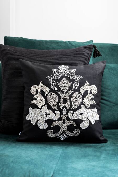 Onset Homes Imperial Hand Embroidered Cushion Cover 