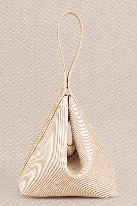 Buy_Ampm_White Ruh Cord Work Bucket Bag _Online_at_Aza_Fashions