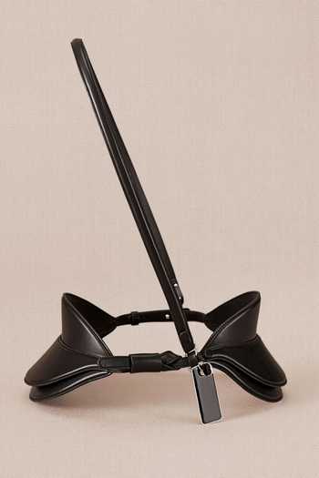 Shop Ampm Black Riana Charm Belt at Aza Fashions Shop_Ampm_Black Riana Charm Belt_at_Aza_Fashions